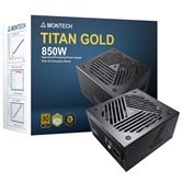 Блок питания Montech TITAN GOLD 850W / ATX 3.0, APFC, 80 PLUS Gold, Half Bridge LLC, DC-DC, Japan caps, 135mm fan, full modular / TITAN GOLD 850W