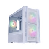 Корпус 1STPLAYER AU6 ARGB White / mATX / 2x140mm & 3x120mm ARGB fans / AU6-WH-2FA7-14-W-2FA7R-W-1FA7-W
