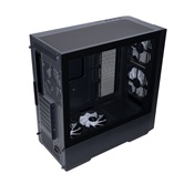 Корпус 1STPLAYER AU7 ARGB Black / ATX / 2x140mm & 3x120mm ARGB fans / AU7-BK-2FA7-14-2FA7R-1FA7