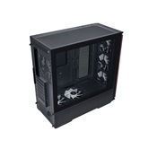 Корпус 1STPLAYER WD7 ARGB Black / ATX / 6x120mm ARGB fans / WD7-BK-4FA7-2FA7R