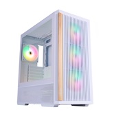 Корпус 1STPLAYER WD7 ARGB White / ATX / 6x120mm ARGB fans / WD7-WH-4FA7-W-2FA7R-W