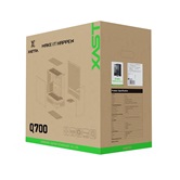 Корпус XASTRA Q700 7ARGB-FG-C10-UC Black ATX/Aquarium/Screewless/7x120mm ARGB PWM FG fans/Argb+PWM HUB 10port/Type C / Q700-7FG12A-C10-UC