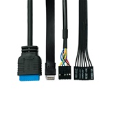 Корпус XASTRA Q500 3ARGB-FG-C10-UC Black ATX/Aquarium/Screewless/ 3x120mm ARGB PWM FG fans/Argb+PWM HUB 10port/ Type-C/ Q500-3FG12A-C10-UC