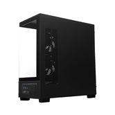 Корпус XASTRA Q500M 3ARGB-FG-C10-UC Black mATX/Aquarium/Screewless/ 3x120mm ARGB PWM FG fans/Argb+PWM HUB 10port/ Type-C/ Q500M-3FG12A-C10-UC