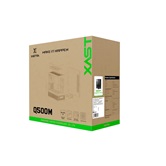 Корпус XASTRA Q500M 3ARGB-FG-C10-UC Black mATX/Aquarium/Screewless/ 3x120mm ARGB PWM FG fans/Argb+PWM HUB 10port/ Type-C/ Q500M-3FG12A-C10-UC