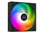 Вентилятор ID-COOLING AS-120-ARGB-KR 120x120x25мм REVERSE (60шт./кор, PWM, резиновые углы, черный, 300-2000об/мин, супертихий)  BOX