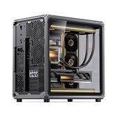 Корпус JONSBO X400 Gray, TG (aquarium), mini-ITX, mATX, ATX, серый