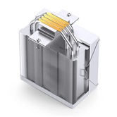 Кулер JONSBO CB40 White LGA1851/1700/1200/115X/AM5/AM4 (24шт/кор, TDP 225W, PWM, 120mm ARGB LED Fan, 4 тепловые трубки, 4-pin, белый) Retail