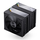 Кулер JONSBO CA90 Black LGA1851/1700/1200/115X/AM5/AM4 (8шт/кор, TDP 270W, PWM, 130mm Black Fan + 120mm Black Fan, 6 тепловых трубок, медная база, 4-pin) Retail