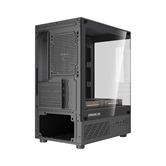 Корпус Powercase Vision Micro M1 ARGB, Tempered Glass, 3x 120mm ARGB fans, чёрный, mATX  (CVMM1B-A3)