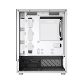 Корпус Powercase Vision Micro M1 ARGB, Tempered Glass, 3x 120mm ARGB fans, белый, mATX  (CVMM1W-A3)