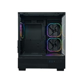 Корпус XASTRA Q400M 3ARGB-FG-C6-UC Black mATX/Aquarium/Screewless/ 3x120mm ARGB PWM FG fans/Argb+PWM HUB 6port/ Type-C/ Q400M-3FG12A-C6-UC
