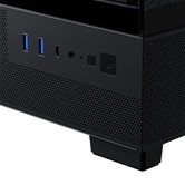 Корпус XASTRA Q400M 3ARGB-FG-C6-UC Black mATX/Aquarium/Screewless/ 3x120mm ARGB PWM FG fans/Argb+PWM HUB 6port/ Type-C/ Q400M-3FG12A-C6-UC