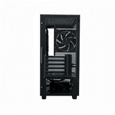 Корпус XASTRA Q400M 3ARGB-FG-C6-UC Black mATX/Aquarium/Screewless/ 3x120mm ARGB PWM FG fans/Argb+PWM HUB 6port/ Type-C/ Q400M-3FG12A-C6-UC