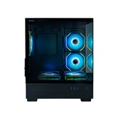 Корпус XASTRA Q400M 5ARGB-C6-UC Black mATX/Aquarium/Screewless/ 5x120mm ARGB PWM FM fans/Argb+PWM HUB 6port/ Type-C/ Q400M-5FM12A-C6-UC