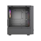 Корпус Powercase Mistral SM02 ARGB, Tempered Glass, 3x120mm ARGB PWM fans, чёрный, mATX  (CMMSM02B-A3)