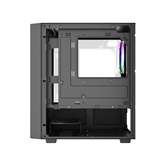 Корпус Powercase Mistral SM02 ARGB, Tempered Glass, 3x120mm ARGB PWM fans, чёрный, mATX  (CMMSM02B-A3)