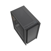 Корпус Powercase Mistral SM03 ARGB, Tempered Glass, 3x120mm ARGB PWM fans, чёрный, mATX  (CMMSM03B-A3)
