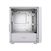 Корпус Powercase Mistral SM03 ARGB, Tempered Glass, 3x120mm ARGB PWM fans, белый, mATX  (CMMSM03W-A3)