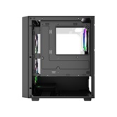 Корпус Powercase Mistral SM04 ARGB, Tempered Glass, Front Nylon Filter, 3x120mm ARGB PWM fans, чёрный, mATX  (CMMSM04B-A3)