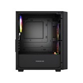 Корпус Powercase Mistral SM04 ARGB, Tempered Glass, Front Nylon Filter, 3x120mm ARGB PWM fans, чёрный, mATX  (CMMSM04B-A3)