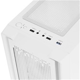 Корпус Powercase Mistral SM04 ARGB, Tempered Glass, Front Nylon Filter, 3x120mm ARGB PWM fans, белый, mATX  (CMMSM04W-A3)