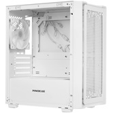 Корпус Powercase Mistral SM04 ARGB, Tempered Glass, Front Nylon Filter, 3x120mm ARGB PWM fans, белый, mATX  (CMMSM04W-A3)