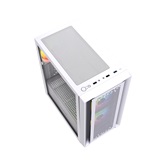 Корпус Powercase Mistral SM04 ARGB, Tempered Glass, Front Nylon Filter, 3x120mm ARGB PWM fans, белый, mATX  (CMMSM04W-A3)