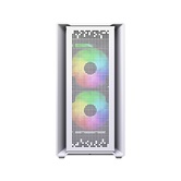 Корпус Powercase Mistral SM04 ARGB, Tempered Glass, Front Nylon Filter, 3x120mm ARGB PWM fans, белый, mATX  (CMMSM04W-A3)