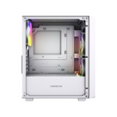 Корпус Powercase Mistral SM04 ARGB, Tempered Glass, Front Nylon Filter, 3x120mm ARGB PWM fans, белый, mATX  (CMMSM04W-A3)