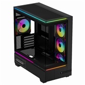 Корпус Thermalright M10 Black FAN4-M / TG / 4x120mm ARGB PWM Fans / USB TYPE-C / mATX  / TRTLM10BF4M