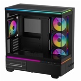 Корпус Thermalright M10 Black FAN4-M / TG / 4x120mm ARGB PWM Fans / USB TYPE-C / mATX  / TRTLM10BF4M