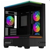 Корпус Thermalright M10 Black FAN4-C / TG / 4x120mm ARGB PWM Fans / USB TYPE-C / mATX  / TRTLM10BF4C