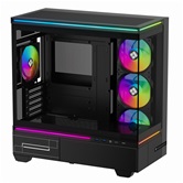 Корпус Thermalright M10 Black FAN4-C / TG / 4x120mm ARGB PWM Fans / USB TYPE-C / mATX  / TRTLM10BF4C