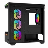 Корпус Thermalright M10 Black FAN4-C / TG / 4x120mm ARGB PWM Fans / USB TYPE-C / mATX  / TRTLM10BF4C