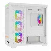Корпус Thermalright M10 White FAN4-C / TG / 4x120mm ARGB PWM Fans / USB TYPE-C / mATX  / TRTLM10WF4C