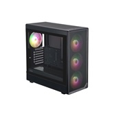 Корпус 1STPLAYER AU8 ARGB Black / E-ATX / 4x140mm ARGB fans / AU8-BK-4FE7-14