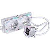 Система водяного охлаждения 1STPLAYER X-240E White / 2x120mm, ARGB, 7-segment display, 250W TDP / X-240E-WH