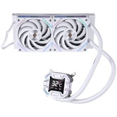 Система водяного охлаждения 1STPLAYER X-240E White / 2x120mm, ARGB, 7-segment display, 250W TDP / X-240E-WH