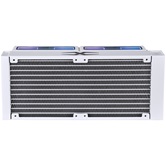 Система водяного охлаждения 1STPLAYER X-240E White / 2x120mm, ARGB, 7-segment display, 250W TDP / X-240E-WH