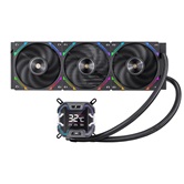 Система водяного охлаждения 1STPLAYER X-360E Black / 3x120mm, ARGB, 7-segment display, 300W TDP / X-360E-BK