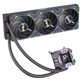 Система водяного охлаждения 1STPLAYER X-360E Black / 3x120mm, ARGB, 7-segment display, 300W TDP / X-360E-BK