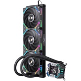 Система водяного охлаждения 1STPLAYER X-360E Black / 3x120mm, ARGB, 7-segment display, 300W TDP / X-360E-BK