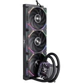 Система водяного охлаждения 1STPLAYER X-360E Black / 3x120mm, ARGB, 7-segment display, 300W TDP / X-360E-BK