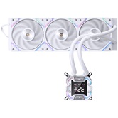 Система водяного охлаждения 1STPLAYER X-360E White / 3x120mm, ARGB, 7-segment display, 300W TDP / X-360E-WH