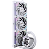 Система водяного охлаждения 1STPLAYER X-360E White / 3x120mm, ARGB, 7-segment display, 300W TDP / X-360E-WH