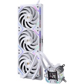 Система водяного охлаждения 1STPLAYER X-360E White / 3x120mm, ARGB, 7-segment display, 300W TDP / X-360E-WH