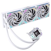Система водяного охлаждения 1STPLAYER X-360E White / 3x120mm, ARGB, 7-segment display, 300W TDP / X-360E-WH