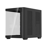 Корпус Powercase Vision Micro M5B, Curved Glass, Type-C, 3x 120mm ARGB PWM Fan, чёрный, mATX  (CVMM5B-A3)