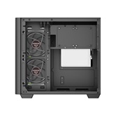 Корпус Powercase Vision Micro M5B, Curved Glass, Type-C, 3x 120mm ARGB PWM Fan, чёрный, mATX  (CVMM5B-A3)